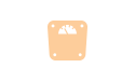 ícone de balança de pêssego