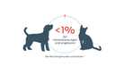 < 1 % der Herzerkrankungen sind bei Mischlingshunden und -katzen angeboren