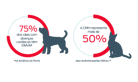 75% dos cães com doença cardíaca têm DMVM e a CMH representa mais de 50%