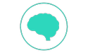 teal brain icon
