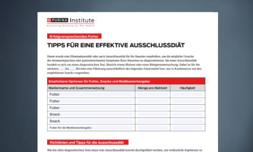 Erfolgversprechendes Futter: Tipps für eine effektive ausschlussdiät