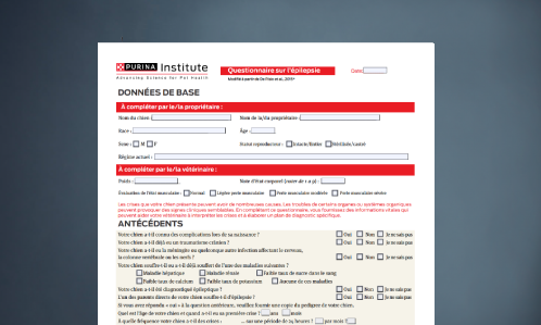 Questionnaire sur l'épilepsie