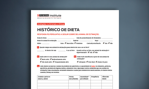 Formulário De Histórico Alimentar De Triagem