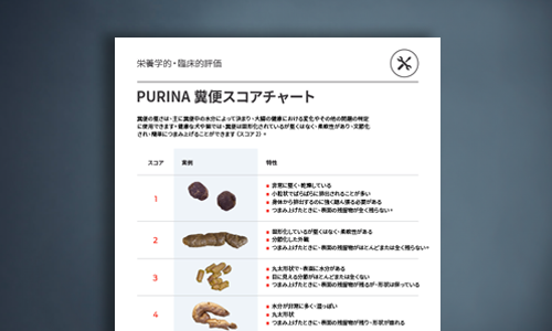 Purina 糞便スコアチャート