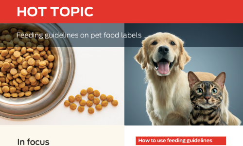 Feeding Guidelines on Pet Food Labels
